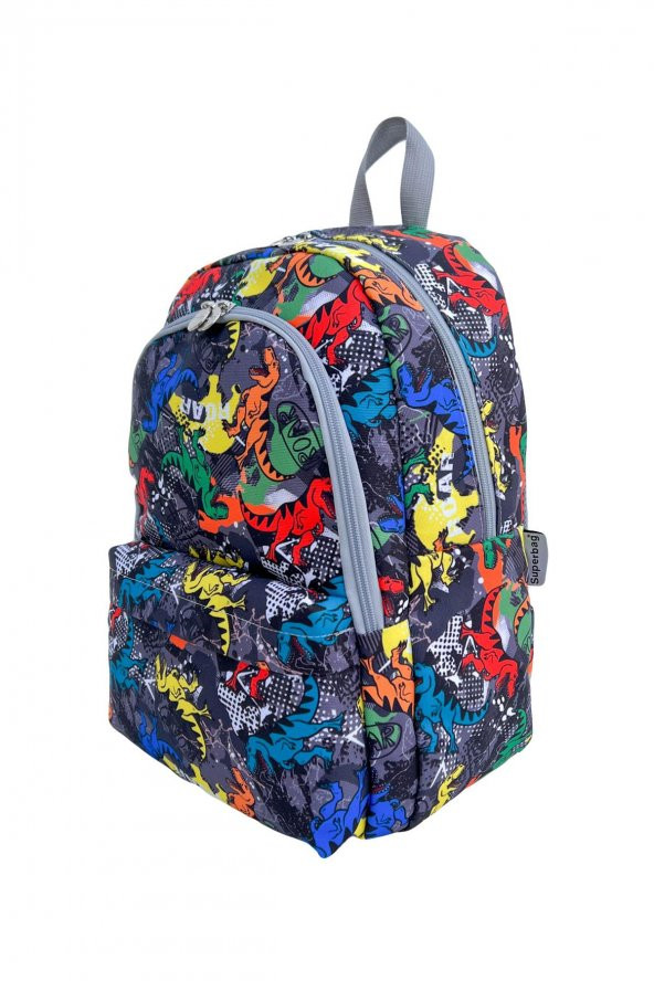 Superbag Okul Çantası 3Lü Set Dinazor - 3