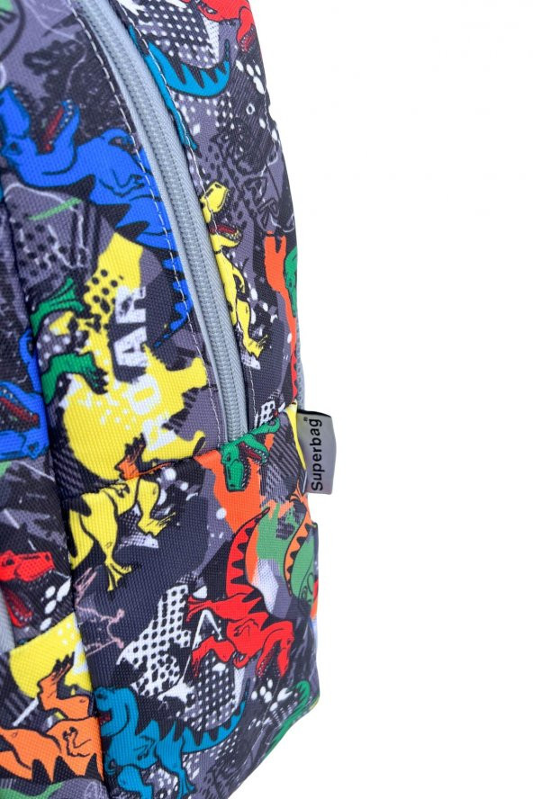 Superbag Okul Çantası 3Lü Set Dinazor - 6