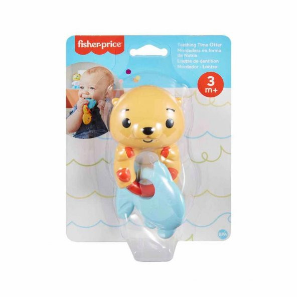 Fisher Price Eğlenceli Dostlar Su Samuru Dişlik HJW11-HKD69 - 3