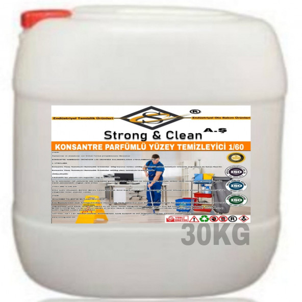 KONSANTRE ULTRA PARFÜMLÜ YÜZEY TEMİZLEYİCİ 30KG