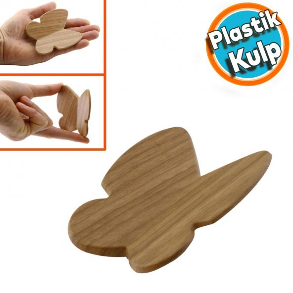 Mobilya Çekmece Dolap Kapak Kulpu Kulbu Çocuk Bebek Genç Odası Plastik Açık Ceviz Kulp 32 mm ürün görseli