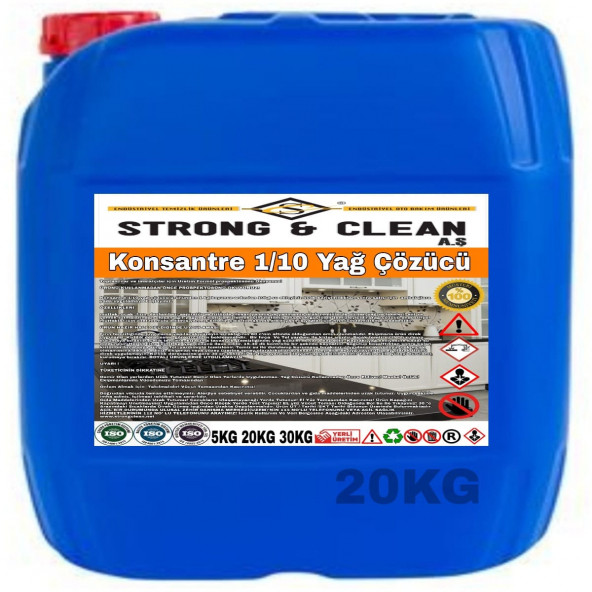 KONSANTRE ULTRA YAĞ ÇÖZÜCÜ 20KG