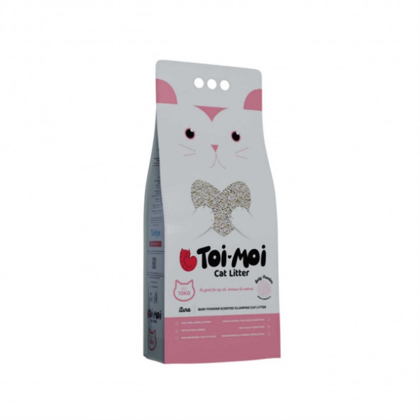 Toi Moi Aura Cream Bebek Pudrası 10 Kg Topaklanan Kedi Kumu