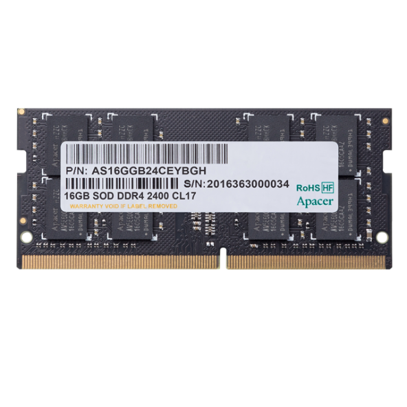 16GB (1x16GB) 3200Mhz CL22 DDR4 Notebook SODIMM Ram (ES.16G21.GSH)
