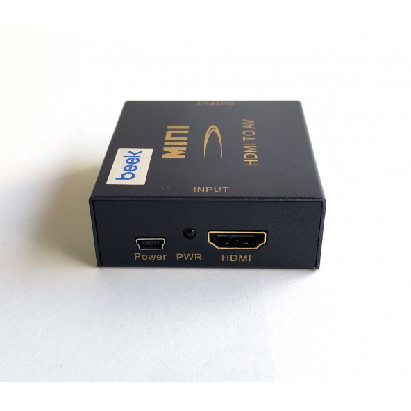 BEEK - HDMI  RCA Video (Görüntü) & Audio (Ses) Sinyal Çeviricisi BS-CV-HA-RCA