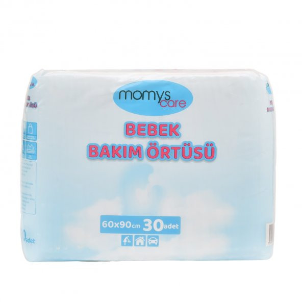 Momys Care Bebek Bakım Örtüsü 60x90 30lu