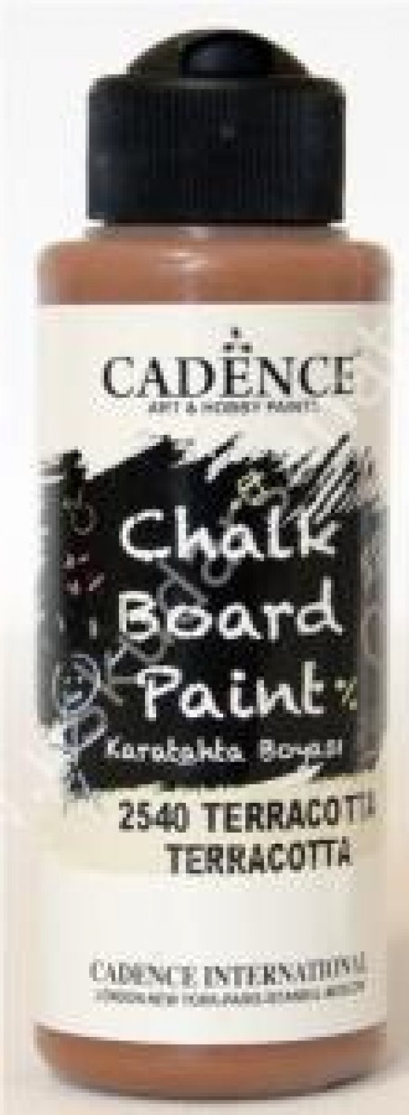 Cadence Chalk Board Paint Karatahta Boyası 120ml Terracotta 2540