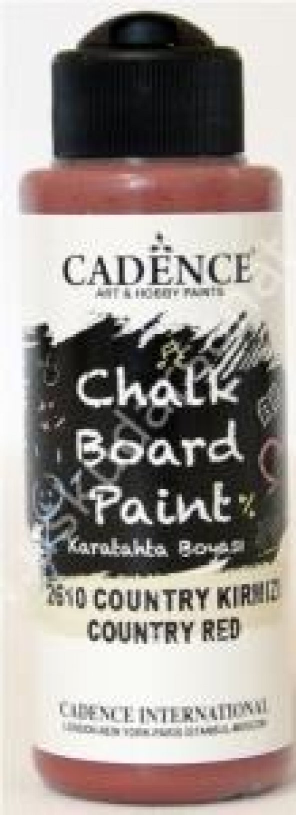 Cadence Chalk Board Paint Karatahta Boyası 120ml Country Kırmızı 2610 ürün görseli 1
