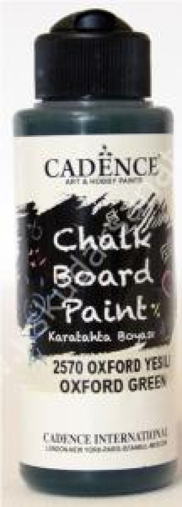 Cadence Chalk Board Paint Karatahta Boyası 120ml Oxford Yeşili 2570 ürün görseli 1