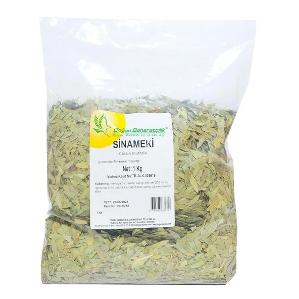 Doğan Baharatçılık Sinameki 1Kg Doğal Kiloluk Paket Yaprağı - 4