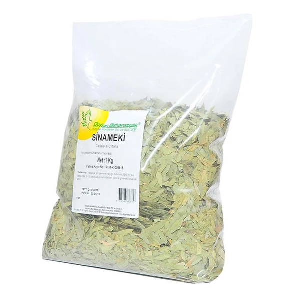 Doğan Baharatçılık Sinameki 1Kg Doğal Kiloluk Paket Yaprağı - 5
