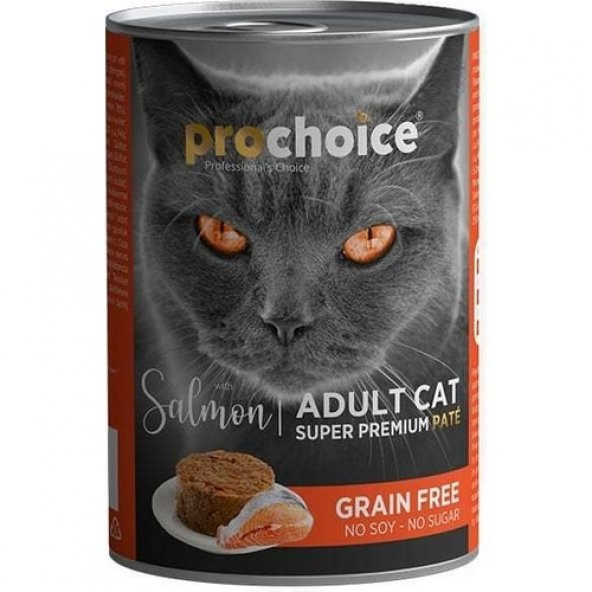 Pro Choice Adult Somonlu Yetişkin Kedi Konservesi 400 gr