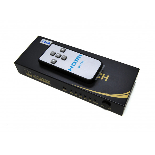 BEEK - BS-VSW-HD51UH 5 Port Ultra HD 4K HDMI Switch