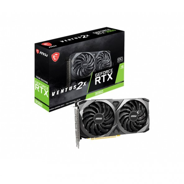 12GB GEFORCE RTX 3060 VENTUS 2X 12G OC GDDR6 [192Bit] HDMI 3xDP