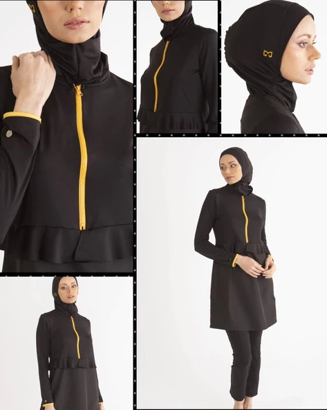 Mayovera Turuncu Fermuar Tasarım Mayo - 7