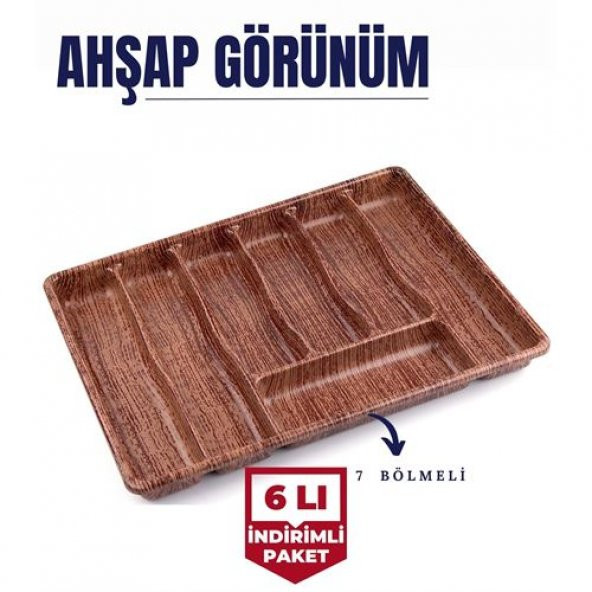 TransForMacion 6 Adet Vielles Vignes 7 Bölmeli Çekmece İçi Kaşıklık 717502 - 2