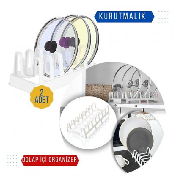 TransForMacion Gavazzi Bulaşıklık ve Dolap İçi Organizer 2 ADET BEYAZ 718121