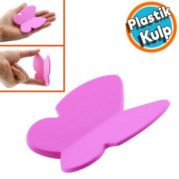 Mobilya Çekmece Dolap Kapak Kulpu Kulbu Çocuk Bebek Genç Odası Plastik Mat Pembe Kulp 32 mm