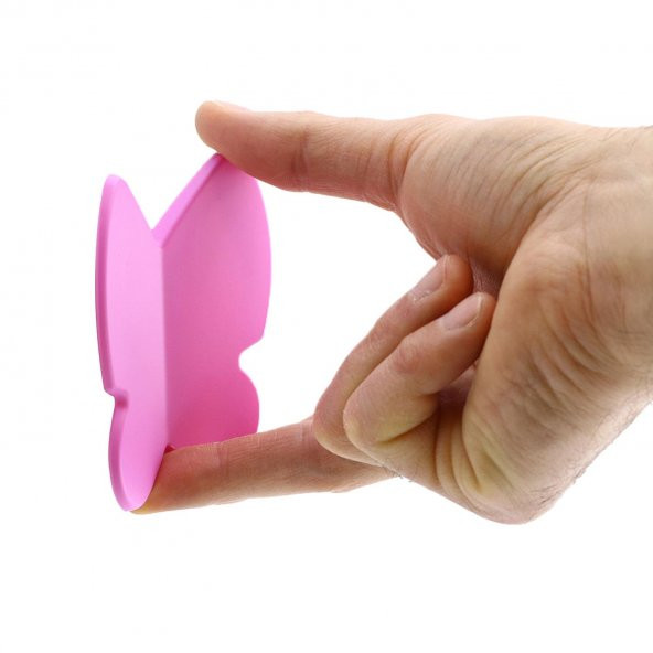 Mobilya Çekmece Dolap Kapak Kulpu Kulbu Çocuk Bebek Genç Odası Plastik Mat Pembe Kulp 32 mm - 5