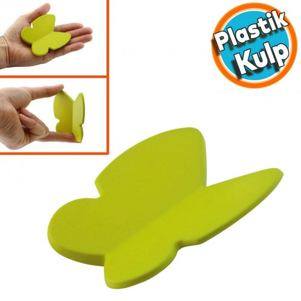 Mobilya Çekmece Dolap Kapak Kulpu Kulbu Çocuk Bebek Genç Odası Plastik Mat Yeşil Kulp 32 mm