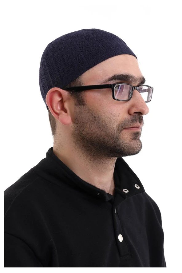 Bambu Namaz Takkesi - Lacivert - Resim 2