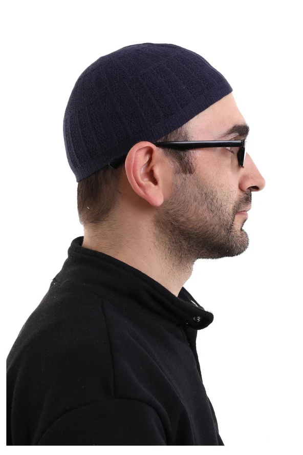 Bambu Namaz Takkesi - Lacivert - Resim 3