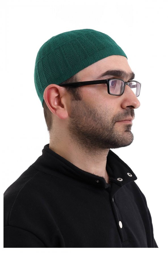 Bambu Namaz Takkesi - Yeşil - 2