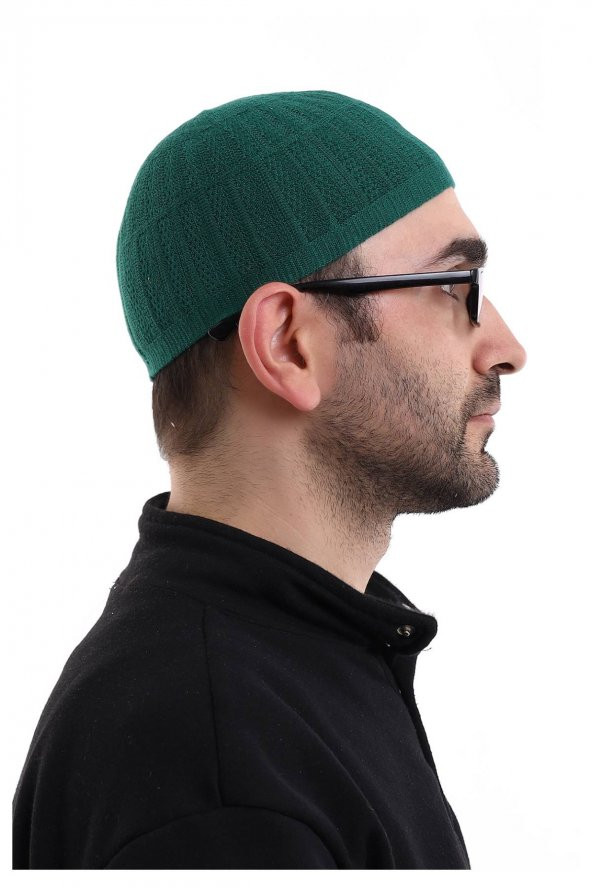 Bambu Namaz Takkesi - Yeşil - 3