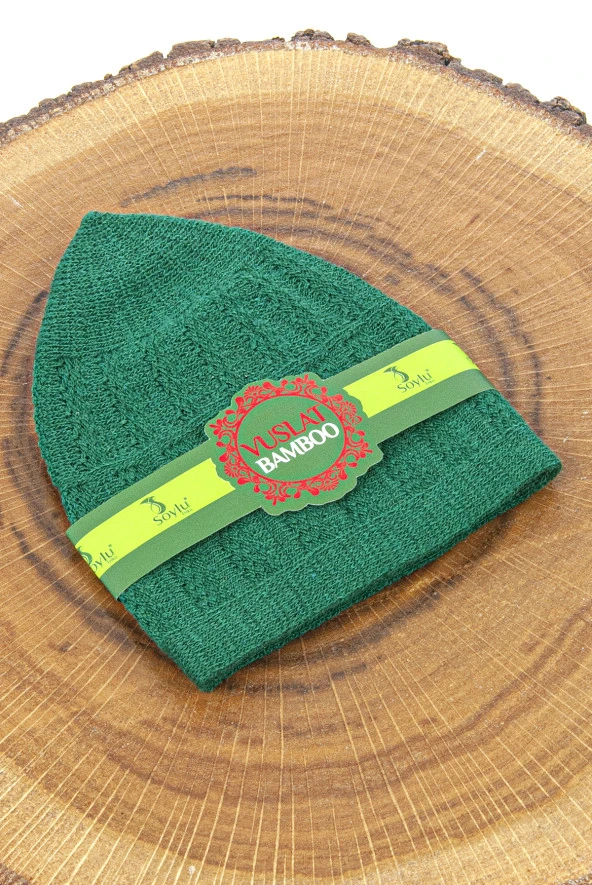 Bambu Namaz Takkesi - Yeşil - 7