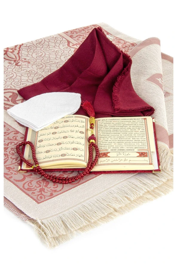 Hediyelik Mevlid Seti - Kırmızı - Resim 4