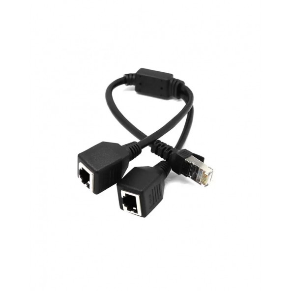 Dark 2 Port RJ45 Ethernet Ağ Çoklayıcı Adaptör (Network Divider) (DK-AC-NTBX2) - 2