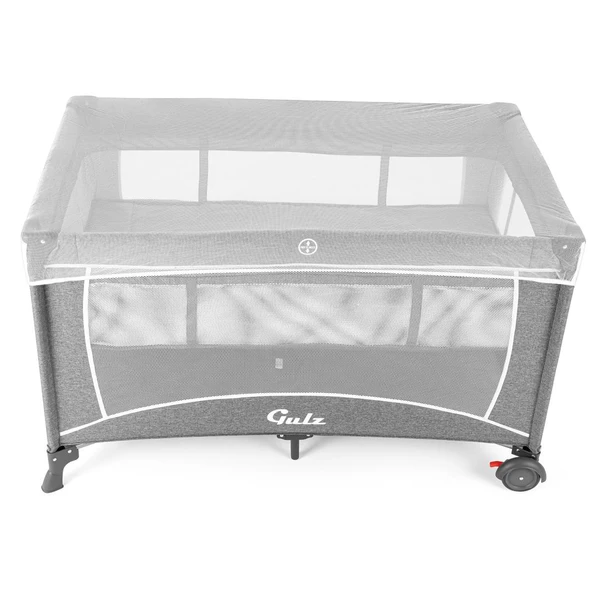 Gulz Raftel Oyun Parkı Bebek Beşik 70x120 Cm + YATAKLI Light Grey - Resim 9