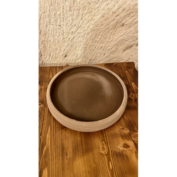 Orta Boy Toprak Güveç Fırın Tepsisi 10 kişilik 39 cm