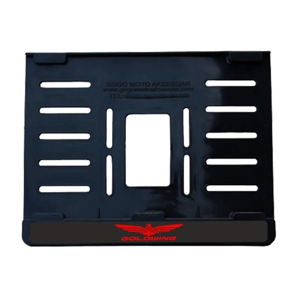 Honda Goldwing Uyumlu 1 Plastik (15X24 Cm) Kırılmaz Plakalık