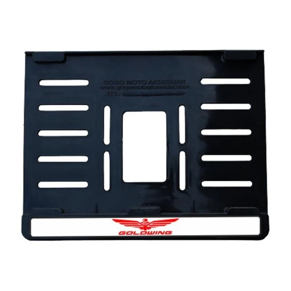 Honda Goldwing Uyumlu 2 Plastik (15X24 Cm) Kırılmaz Plakalık