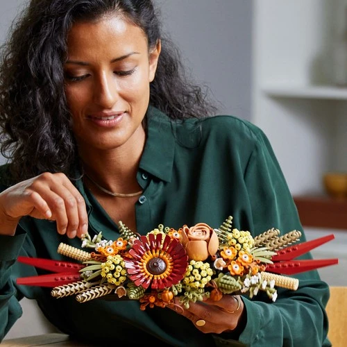 Lego Icons Kuru Çiçek Aranjmanı 10314 Lisanslı Ürün - Resim 8