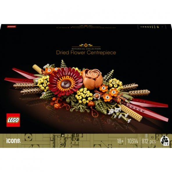 Lego Icons Kuru Çiçek Aranjmanı 10314 Lisanslı Ürün - 3