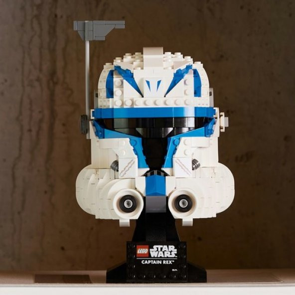 LEGO® Star Wars™ Helmet Yüzbaşı Rex™ Kaskı 75349 - Yetişkinler için Koleksiyonluk Sergileme Modeli Yapım Seti (854 Parça) - 3