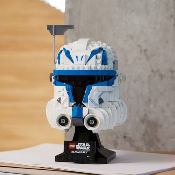 LEGO® Star Wars™ Helmet Yüzbaşı Rex™ Kaskı 75349 - Yetişkinler için Koleksiyonluk Sergileme Modeli Yapım Seti (854 Parça) - 4