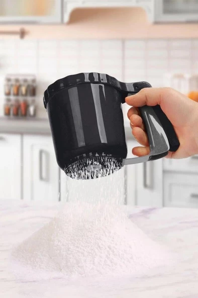 Flosoft Un Pudra Şekeri Kakao Eleği, Pratik Çok Amaçlı Hamur Kek Pasta Eleği - 6