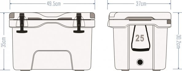 Icepeak Aden Buzluk 25 Litre - 6