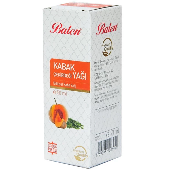 Balen Kabak Çekirdeği Yağı 50 ML Doğal Saf Distilasyon %100 - 4