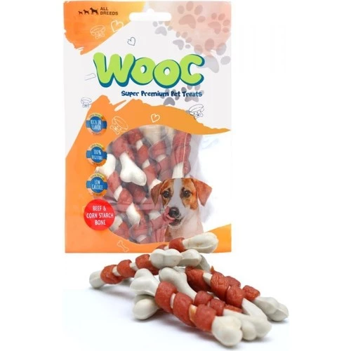 Wooc Dog Biftek Sargılı Kalsiyum Kemikli Ödül - 2