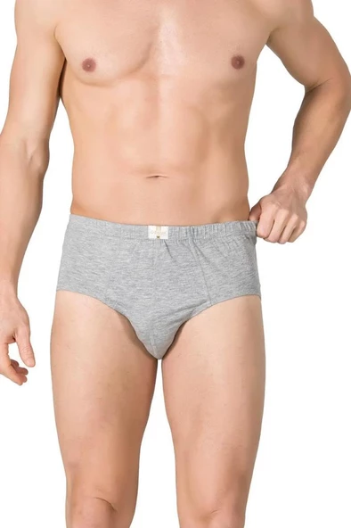 10 lu Paket Özkan Erkek Yüzde Yüz Pamuklu Slip Külot 0037 - 3