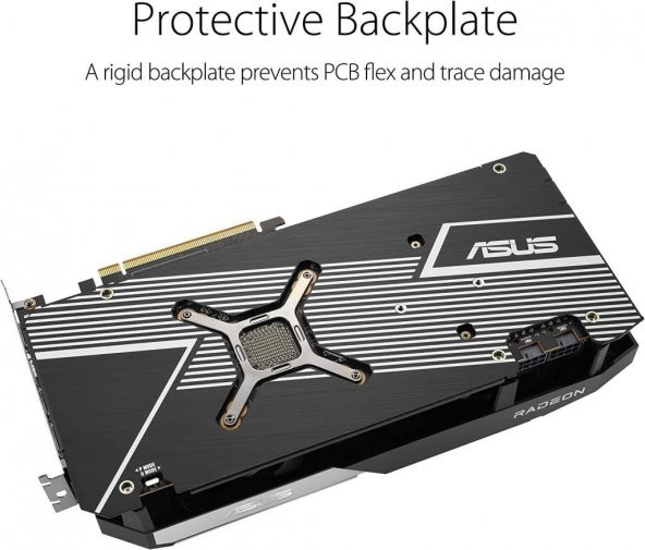 ASUS Radeon RX 6750 XT Dual RX6750XT-O12G 12 GB GDDR6 192 bit OC HDMI 3xDP Ekran Kartı teşhir - 3