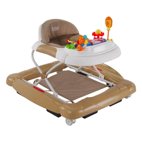 BabyHope 212 Royal Yürüteç- Müzikli Oyuncaklı Lüks Yürüteç | Örümcek - 2