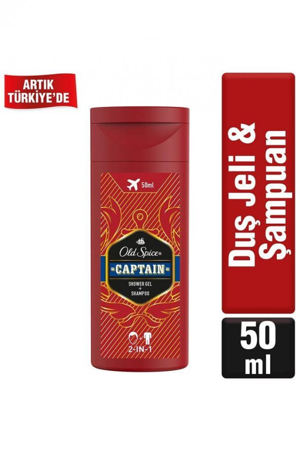 Old Spice Captain Shower 50 ml Duş Jeli+Şampuan