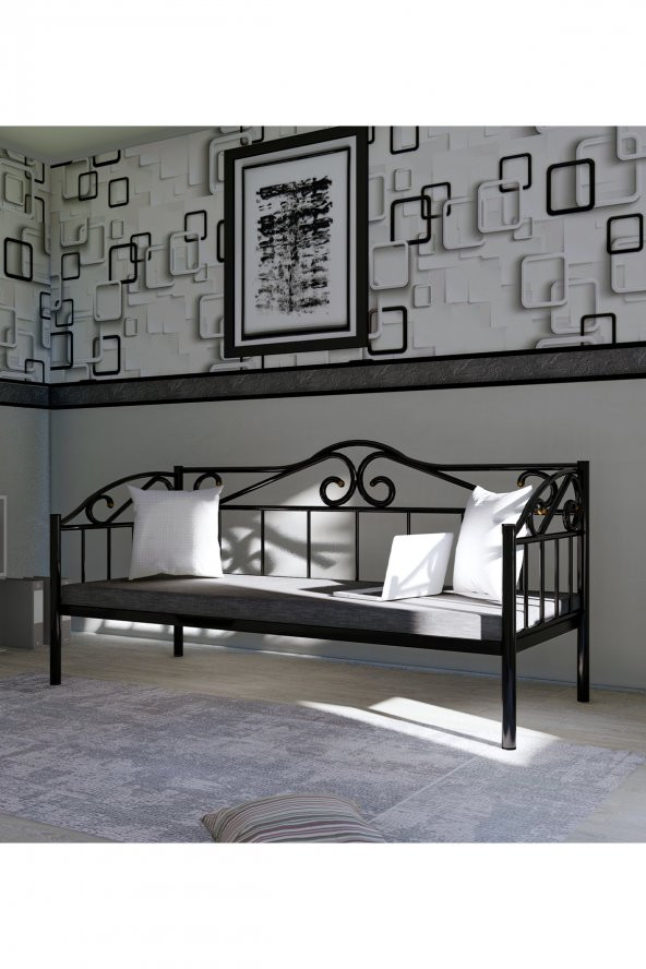 Metalia Gm401 Minderli Sedir Siyah - 2