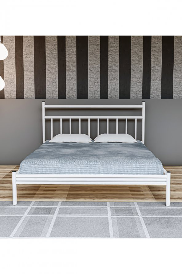 Metalia Gm 224 Lima Çift Kişilik Metal Karyola Beyaz 160X200 - 2