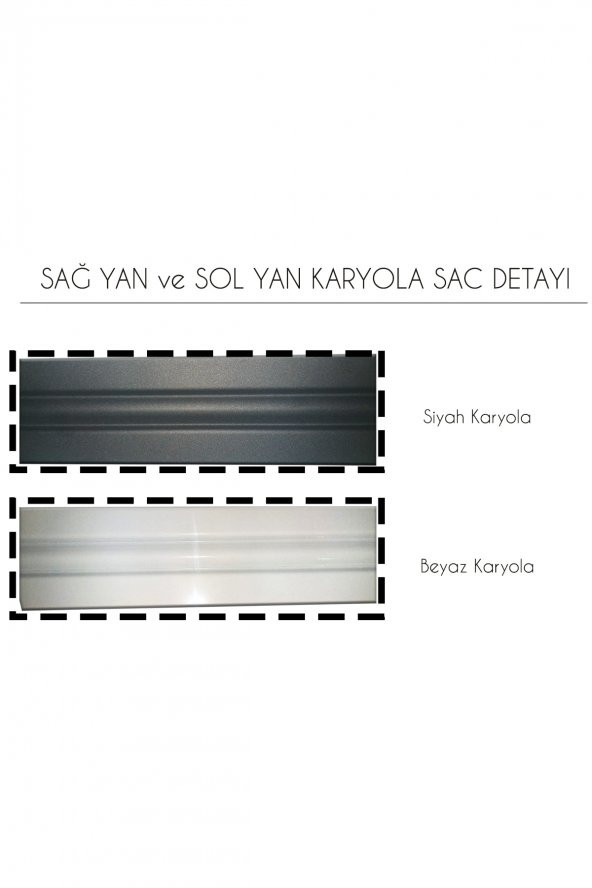 Metalia Gm 301 Gold Dublex Metal Karyola Beyaz 150X200 - 4